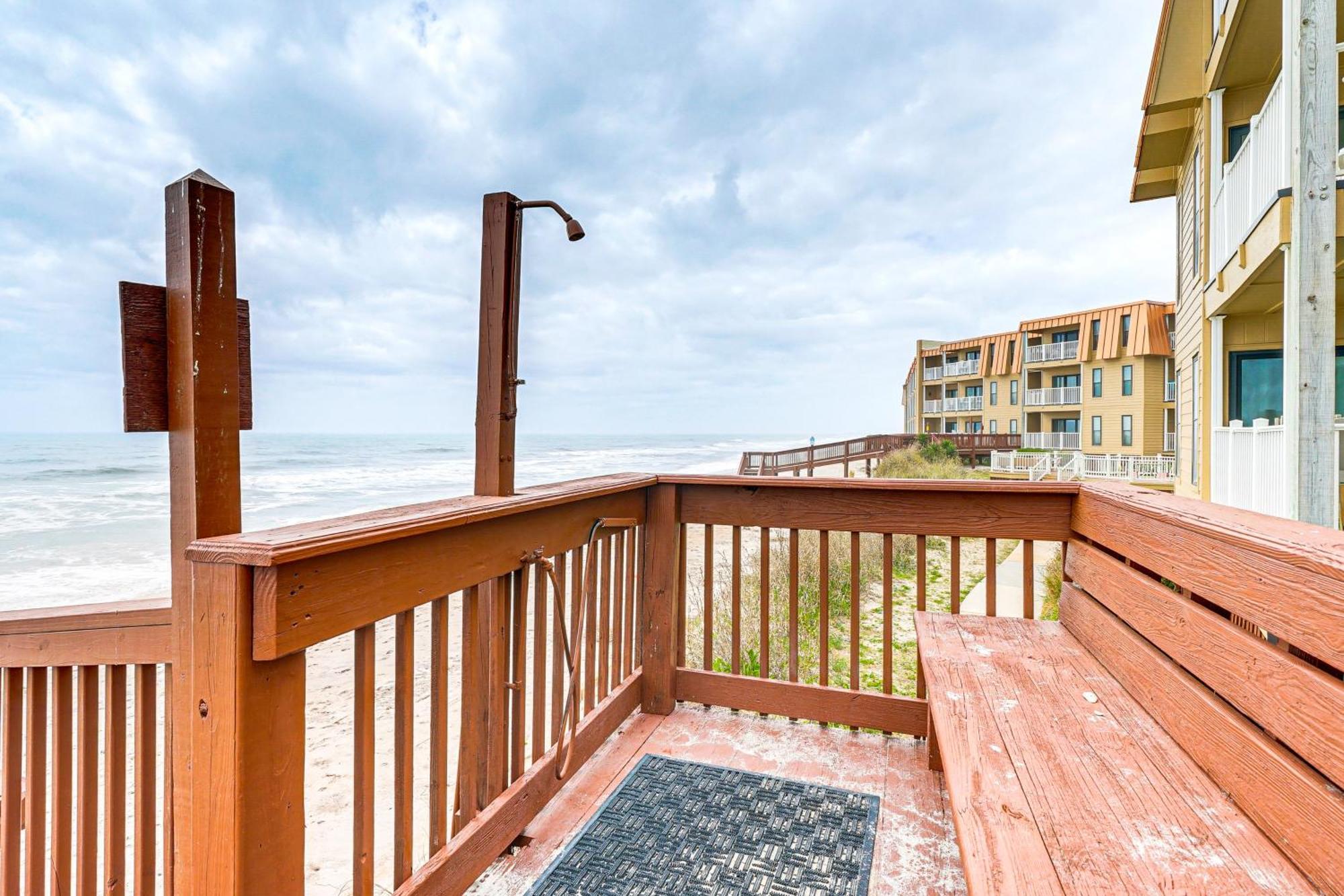 Steps To The Beach Oceanfront Condo With Lanai! North Topsail Beach Exterior photo
